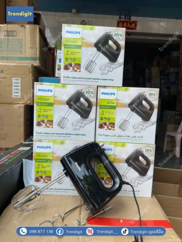 ម៉ាសុីនវៃនំ Philips Hand Mixer HR3705