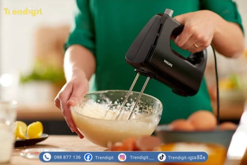 ម៉ាសុីនវៃនំ Philips Hand Mixer HR3705