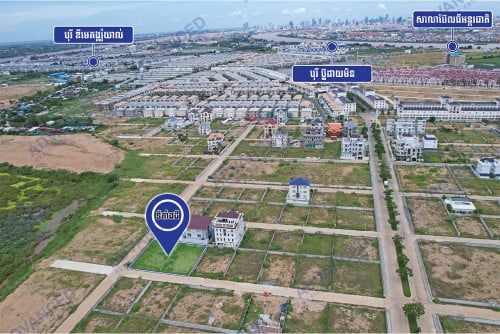 🏘 ដី (កែង)​ ក្នុងបុរី អ័រគីដេវីឡា6A ត្រូវការលក់បន្ទាន់ខ្លាំង