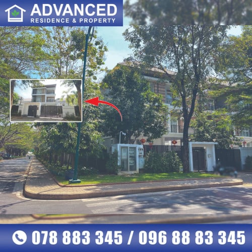 🏘 វីឡារូសាណា កែង(Rosana) លើផ្លូវភ្លោះPolaris ក្នុងបុរី ប៉េងហួតបឹងស្នោ ត្រូវការលក់បន្ទាន់ខ្លាំង