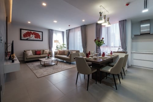 🏡 Luxury 3 Bedroom Apartment for Rent in BKK1 | 138sqm | Pool, Gym & Sauna | $2,900/Month