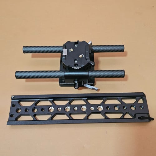15mm Rod 20cm Arca Quick-Release Base Kit, compatible with camera cages
