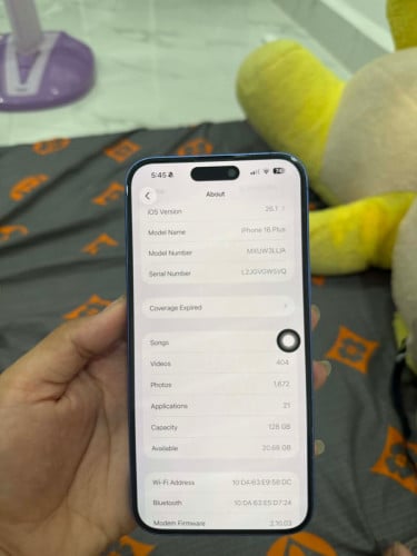 16 Plus Zin all128g 500$តិច