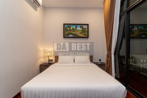 2 Bedroom Tropical Wooden House With Pool For Rent in Siem Reap – Sala Kamreuk