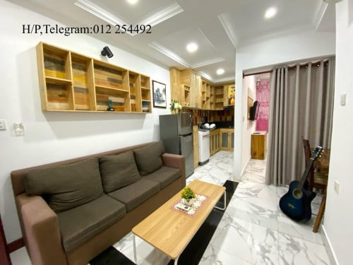 2 Beds 2 Baths Fully Furnished Apartment for Rent