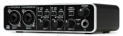 Behringer U-Phoria UMC202HD USB Audio Interface