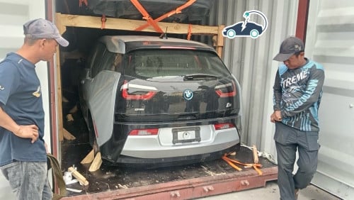 BMWi3 សាំង អគ្គិសនី (REX) 3 មឺនម៉ាយ