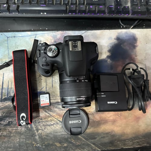 Canon 2000D លែន 18-55 lll មួយទឹក 99% តម្លៃចរចាបាន