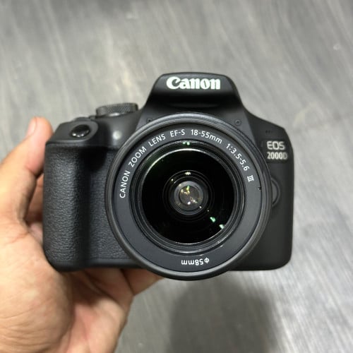 Canon 2000D លែន 18-55 lll មួយទឹក 99% តម្លៃចរចាបាន