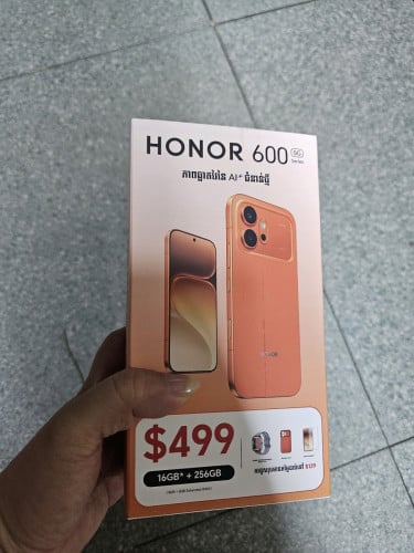 Honor 600 8G/256G rbamd new , warranty 1 yrar