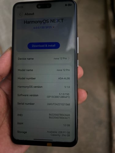 HUAWEI  nova 12 pro​ CH
