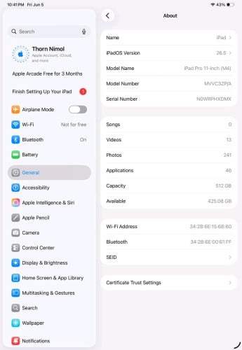 iPad pro M4 11 inch WiFi មួយទឹក 900$ ចរចាគ្នាបានបងប្អូន