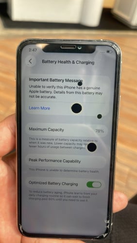 iPhone 11 Pro អត់ iCloud អត់ bypass ស្ថានភាពដូចរូប លក់ 60$ ដាច់ (បញ្ជាក់: អត់ធានា)