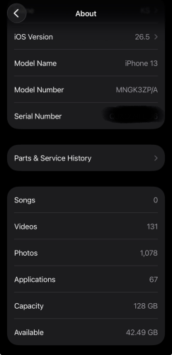 iPhone 13 6.1” 128gb