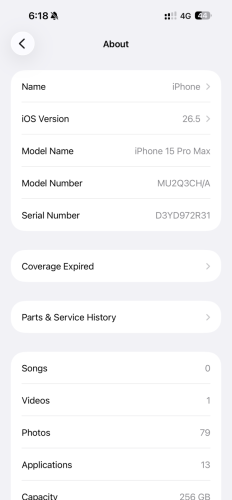 iPhone 15 Pro Max CH Sim2 256g អេក្រង់ដូរGX