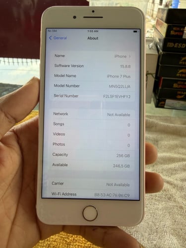 IPhone 7 Plus 256GB តួនៅស្អាត97% អត់ជាប់អីទាំងអស់