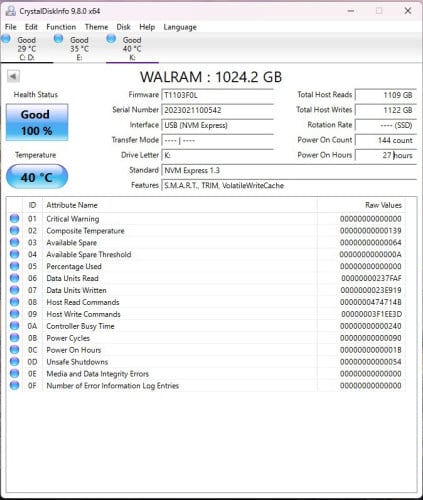 M.2 NVMe SSD PCIe