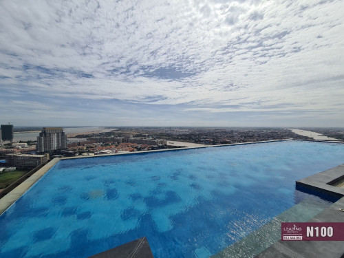 N100 | Penthouse 2 Bedrooms in front of Aoen Mall For Rent with Swimming Pool and