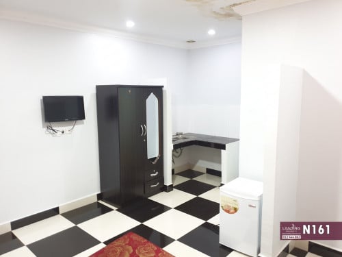 N161 | Elevator Studio Apartment with Private Balcony For Rent Near Central Market