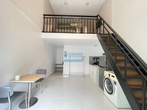N310 | Western Loft Apartment 1 Bedroom Ground Floor For Rent in Boeng Trabek