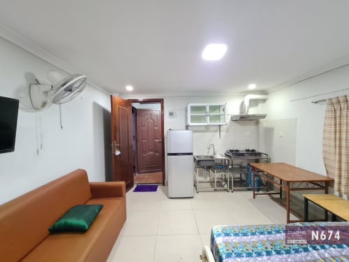 N674  | Studio Apartment in Toul Kork For Rent