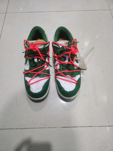 Nike x Off-White Dunk Low “Pine Green” Size 270 (US 9) – Authentic (KREAM Korea)