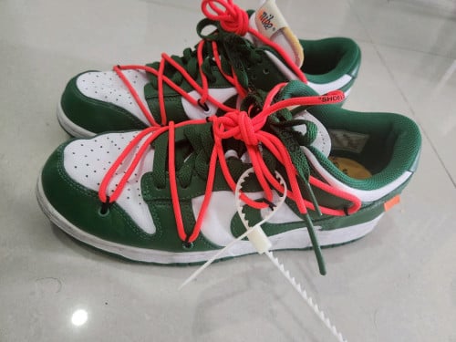 Nike x Off-White Dunk Low “Pine Green” Size 270 (US 9) – Authentic (KREAM Korea)