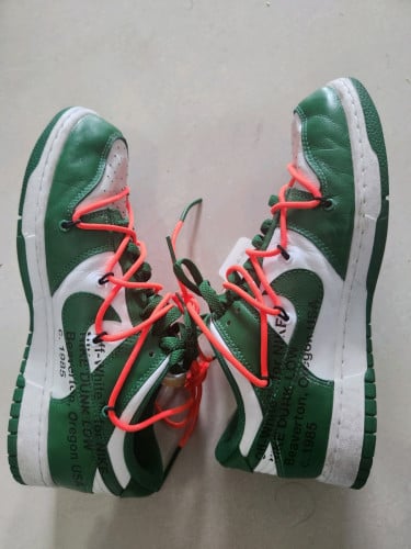 Nike x Off-White Dunk Low “Pine Green” Size 270 (US 9) – Authentic (KREAM Korea)