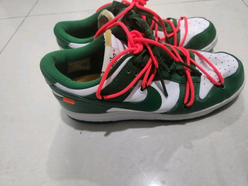 Nike x Off-White Dunk Low “Pine Green” Size 270 (US 9) – Authentic (KREAM Korea)