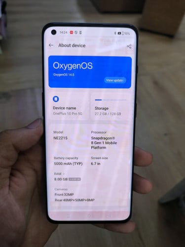 OnePlus 10Pro (ដានអេក្រង់)