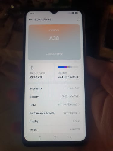Oppo A38 រេម6ជី មេម៉ូរី128ជី សុីម2