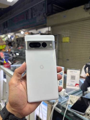 Pixel7pro 256G Ram12G Sim2 ESIM សានុំស្រុីនសរ អេក្រង់ស្រុីន