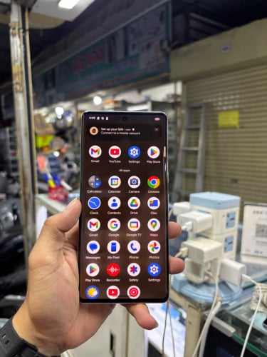 Pixel7pro 256G Ram12G Sim2 ESIM សានុំស្រុីនសរ អេក្រង់ស្រុីន