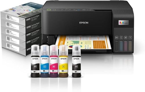 Printer Epson EcoTank L3550 MFP (3-in-1)WI-FI,Pirnt, Scan, Copy Color (Ink-003-B/C/M/Y)