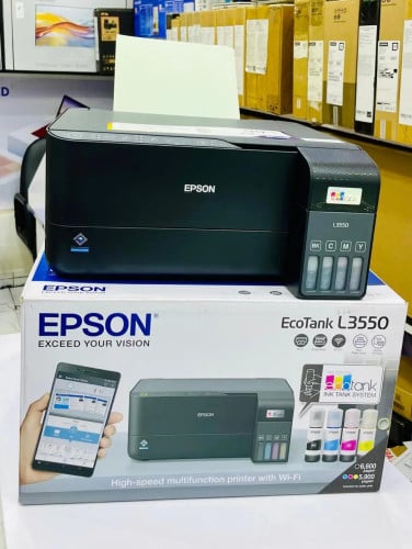 Printer Epson EcoTank L3550 MFP (3-in-1)WI-FI,Pirnt, Scan, Copy Color (Ink-003-B/C/M/Y)