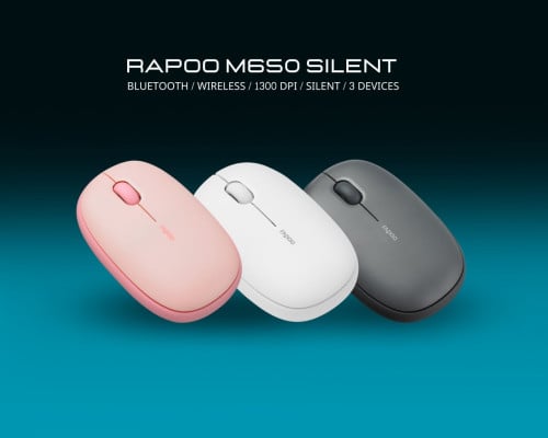 RAPOO M650 Bluetooth Multi-Device Silent Mouse