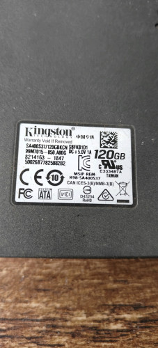Sell SSD 120GB original have seal test already second hand