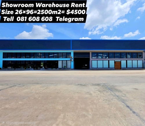 Showroom WH2500m2 Sensok for rent