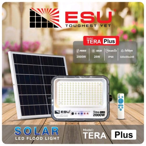 SOLAR LED FLOOD LIGHT