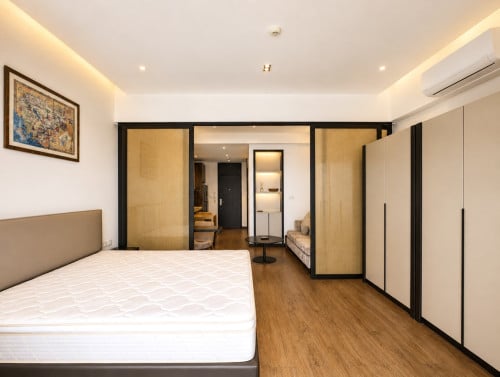 Tonle Bassac- 1Bedroom condo for rent at Skylar