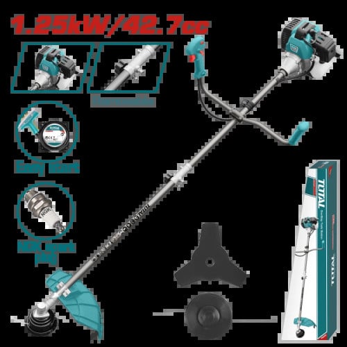 TOTAL 42.7cc Gasoline Brush Cutter / Grass Trimmer