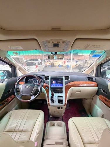 Toyota Alphard 2009 ដំបូលបើកពីរតង់ អេក្រង់ android កៅអី VIP