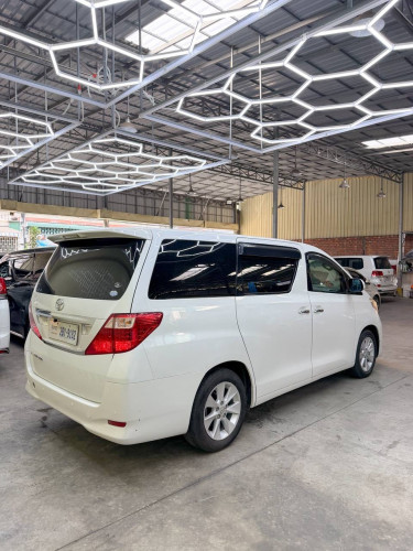 Toyota Alphard 2009 ដំបូលបើកពីរតង់ អេក្រង់ android កៅអី VIP