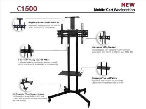 TV stand 1500(carry 32”-65”)