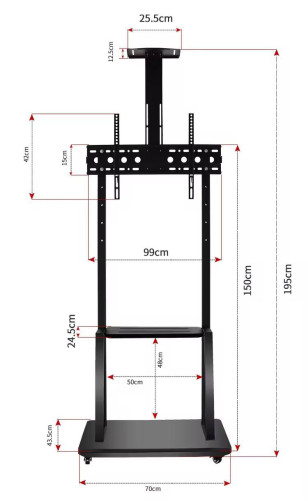 TV stand (Carry 32”-70”)