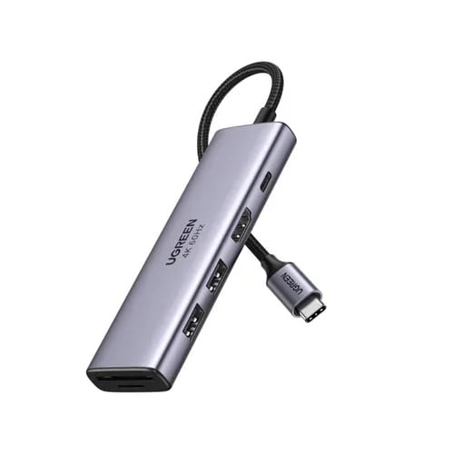 UGREEN 45000 USB C Hub, 10Gbps USB C 3.2 & USB-A 3.2 4K 60Hz HDMI, Ethernet 1000mbps