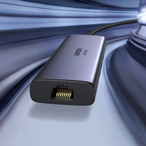 UGREEN 45000 USB C Hub, 10Gbps USB C 3.2 & USB-A 3.2 4K 60Hz HDMI, Ethernet 1000mbps