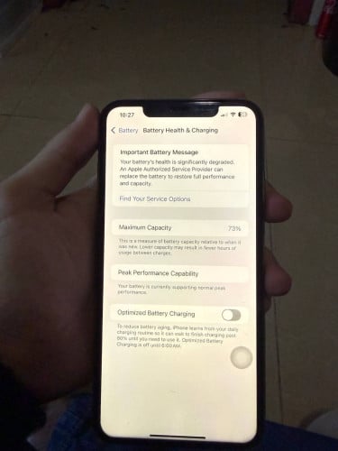 XS max 256G អេក្រង់ដូរzinបែកខ្នង