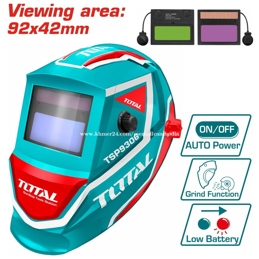 TOTAL Auto Darkening Welding Helmet (TSP9306)