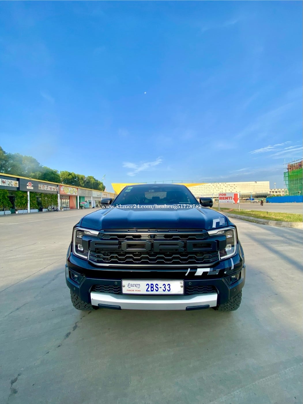 FORD RAPTOR 023 ឡានស្អាតម្ចាស់ដេីមកាលទិញទិញខ្លាញ់គោមិនធ្លាប់បុកប៉ះទឹកថ្នាំសុីនមួយជុំ